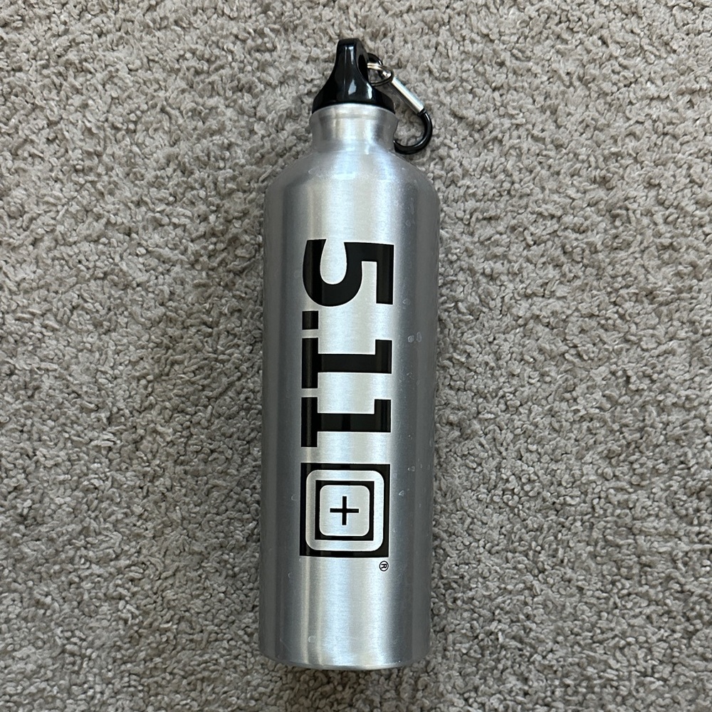 5.11 Tactical Silver Water Bottle